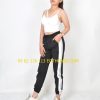 SET BRA MIX QUẦN JOGGER 2 SỌC - đồ tập gym đồ tập yoga -eothon60.com